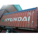 Red Second Hand 20ft Open Top Container For Maritime And Land Transport for sale