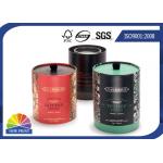 Logo Printed Paper Tube Packaging Box / Tea Paper Packing Can with Art Paper or Fancy Paper for sale