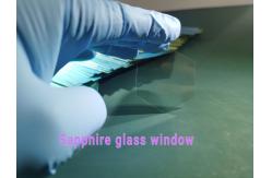 China Polygon 100um Thickness Sapphire Optical Window Wafer Chemical Resistance supplier