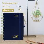 Navy Blue Custom Academic Planner 100GSM Ivory Paper Weekly Design