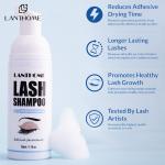 Lanthome Lash Shampoo With Brush OEM ODM Eyelash Foam Cleanser for sale