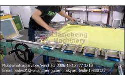 China Mechanical Tighten Automatic Silk Screen Printing Machine Manual Tension Control supplier