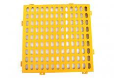 China PVDF Akzonobel Aluminum Cladding Perforated Metal Mesh ISO9002 supplier