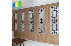 China Moveable Sliding Partition Walls Include Grill Glass Design With Aluminum Frame supplier