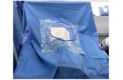 China Blue C Section Surgical Drape Waterproof Design with PP Material supplier
