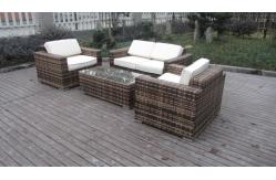 China 4pcs garden rattan sofas    supplier