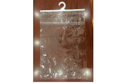 China High Transparent 0.04mm BOPP Coat Bag Hanger supplier