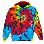 Cheapest custom new design plain cotton pullover fitness bulk wholesale tie dye hoodie for sale