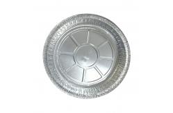 China Custom Food Packaging Container Pizza Baking Pans Disposable Round Aluminum Foil Tray supplier