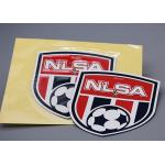 1.0mm Custom Heat Transfer Printing Label With 3 Colours Silicone Logo for sale