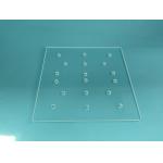 Thickened 9 Inch Wafer Calibration Quartz Glass Plate High Temperature