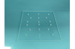 China Thickened 9 Inch Wafer Calibration Quartz Glass Plate High Temperature supplier