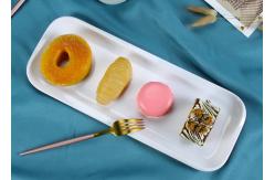 China OEM ODM Melamine 12.75 Rectangular Food Serving Tray supplier