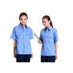 Polyester Fabric Industrial Work Uniforms Light Breathable , Custom Work Shirts for sale