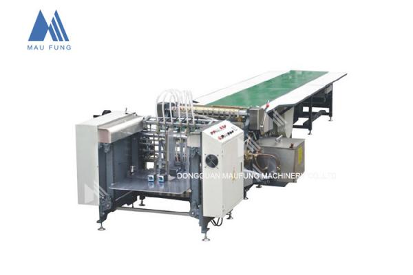 600mm width Auto Paper Feeding Rigid Box Paper Gluing Machine MF-SJ650A