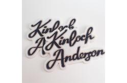 China Velvet Custom Towel Embroidery Patch 100% Woven With Imitation Diamond supplier