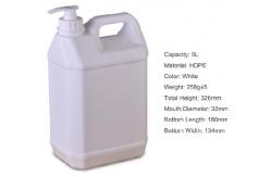 China Paint HDPE 1L 2L 4L 5L 10L Jerry Can Bottle with Pump Lid supplier