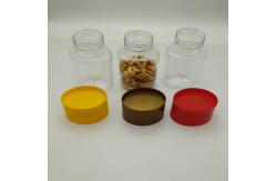 China Different Shape PET Easy Open Jar Stackable Screw Lid Airtight For Nuts supplier