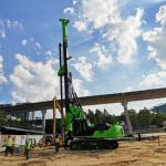 Construction Equipment Hydraulic Pile Driver Machine 230 KN Main Winch Pull Force