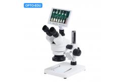 China Stereo Usb Portable IPS Screen Hand Held Digital Microscope Dual Lens supplier