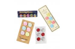 China Clear Round Glass Pebble Magnets Refrigerator Magnet Souvenir supplier
