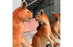 China 1.8m Realistic Animatronic Animals Kangaroo For Theme Park supplier