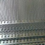 φ2-6mm Punch Plate / Perforated Sheet Galvanized Material Silver for sale