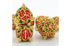 China Polyhedral Metal Hollow Dice RPG Role Playing DND Dungeons And Dragons Tabletop Game supplier