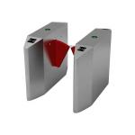 RFID / Fingerprint / Barcode Reader Flap Barrier Gate For Entrance System
