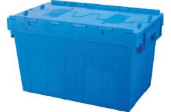 China Eco Friendly Square Plastic Crates Reinforced Durable High Load Capacity supplier