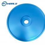CNC Machined Aluminum Parts, CNC Lathe Blue Anodized Aluminum Parts for sale