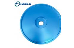 China Round Aluminum Parts; Blue Oxidation; CNC Manchining;  Sand Blasting supplier