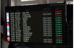China SMD LED Airport Flight Schedule Screen Route Guidance Terminal supplier