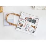 Fresh Design Canvas Handbags , Environmentally Friendly Canvas Fabric Shopping Bags