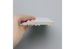 China White Decorative Skirting Tile Baseboard Primed Moulding With Led Light supplier
