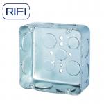 2 Gang 5x5 Electrical Conduit Boxes EMT Conduit Box With 1/2 And 3/4 Ko. for sale