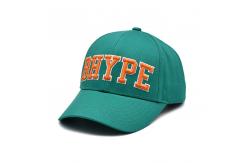 China Custom Embroidery 6 Panel Dad Hat Cotton Curved Visor 6 Eyelets supplier