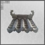 Building Material Antique Chinese Roof Tiles Unglazed Smooth Garden for sale