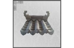China Unglazed Gazebo Chinese Clay Roof Tiles Matt Gazebo Bent Handmade Craft supplier
