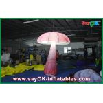 Indoor Inflatable Lighting Decoration 2M Mushroom Stage For Advertising for sale