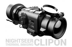 China Unique One thumb Operated Thermal Clip On , Small Lightweight Clip On Thermal Imager supplier