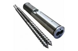 China Conical Twin Screw Extruder Parts For Uniform Plasticizing And Mixing supplier