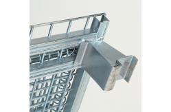 China Zinc Plated Warehouse Steel Q235 Folding Wire Mesh Container supplier