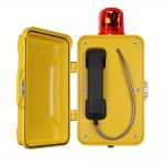 Colorful Industrial Weatherproof Telephone With Beacon , Outdoor Emergency Phone for sale