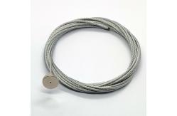 China T Shape Terminal Flexible Wire Cable Sling 7X7 Lanyard Stainless Steel Wire Rope supplier