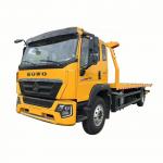 CNHTC 10 Ton Large Flat Plate  Towing  Truck  Street Wrecker for sale