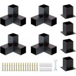 Modular Sheet Metal Fabrication Pergola Steel Bracket Kits with Elevated Wood Stand for sale
