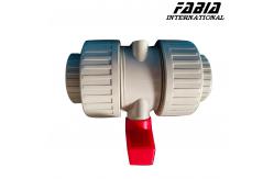 China Manual Double Command High Pressure Ball Valve PVC supplier