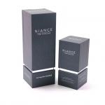 Custom Lotion Paper Box Black Paper Box For Beauty Care Products Black Paper Box for sale