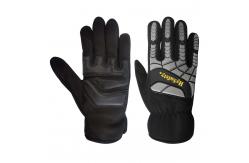 China TPR Knuckle Synthetic Leather Mechanics Wear Gloves OEM For Tool Handling supplier